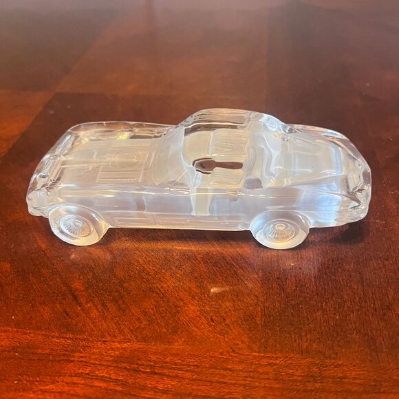 Vintage Hofbauer Crystal Car Paperweight corvette Germany Over 24% PbO - Picture 5 of 8
